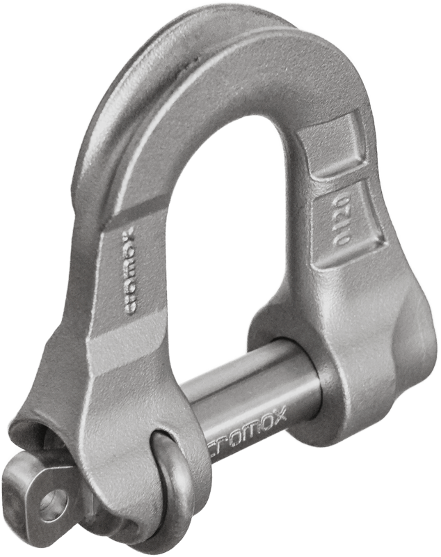 cromox® stainless steel shackle (side view)