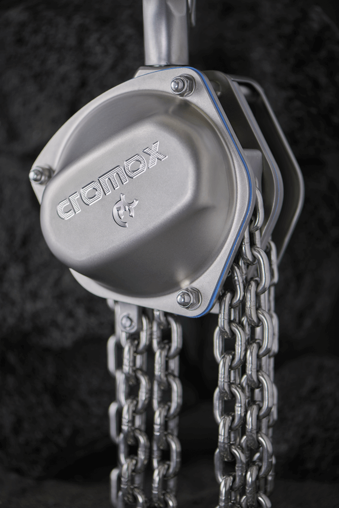 Stainless steel chain hoist from cromox® - incl. chain